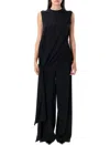Alaïa Alaia Cady Tie Jumpsuit In Black