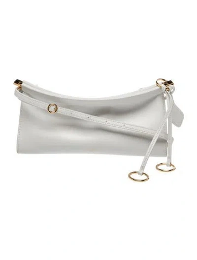 Pre-owned Alaïa Calfskin Le Click In White