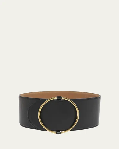 ALAÏA CALFSKIN WIDE RING BELT