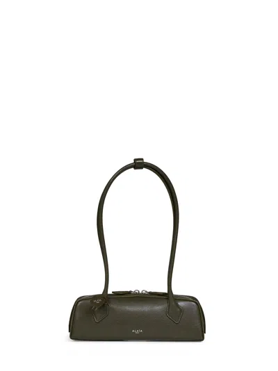 Alaïa Camouflage Green Le Teckel Small Shoulder Bag
