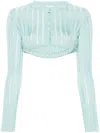 Alaïa Cardigan In Green