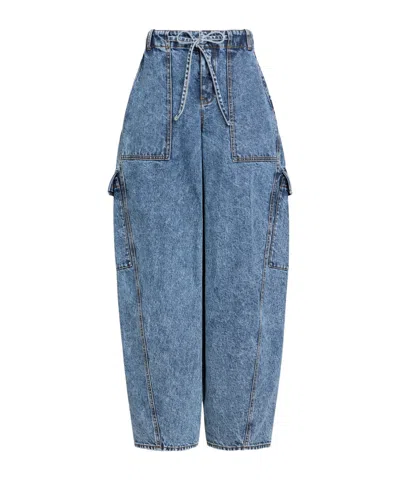 ALAÏA ALAÏA CARGO DENIM JEANS