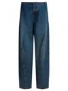 Alaïa Cargo Jeans Blue In Blue