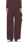 Alaïa Cargo Pant In Brown