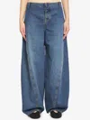 Alaïa Alaia Women Cargo Pants In Blue