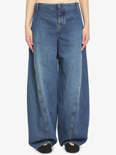 Alaïa Cargo Pants In Blue