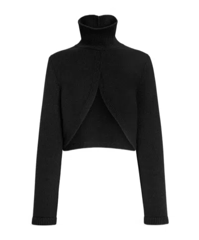 ALAÏA CASHMERE KNIT CUT-OUT JUMPER