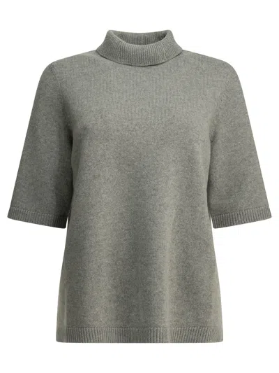 Alaïa Alaia Cashmere Turtleneck Sweater In Gray