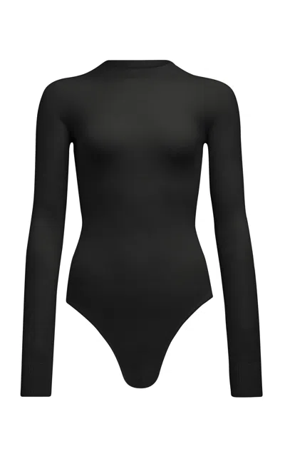 ALAÏA CASHMERE-WOOL BODYSUIT