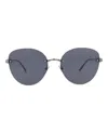 Alaïa Cat Eye-frame Metal Sunglasses In Metallic