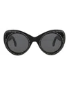 Alaïa Cat Eye-frame Recycled Acetate Sunglasses In Black