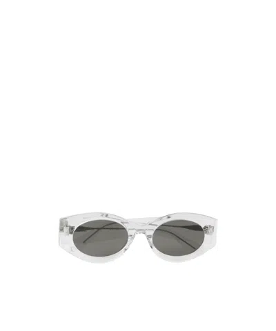 Alaïa Cat Eye Frame Sunglasses In White