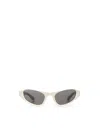Alaïa Cat-eye Sunglasses In White