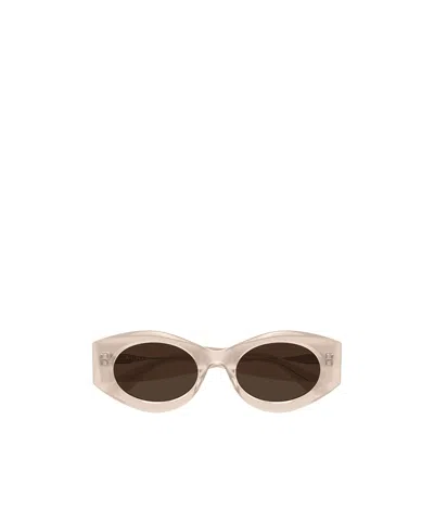 Alaïa Cat-eye Frame Sunglasses In White