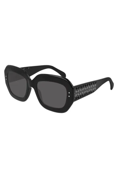 Alaïa Alaia Cat-eye Novelty Sunglasses (52mm Eye, 20mm Bridge, 145mm Temple) In Black