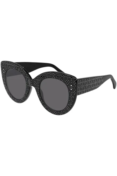 Alaïa Alaia Cat-eye Novelty Sunglasses - Eye: 48, Bridge: 25, Temple: 145 In Black