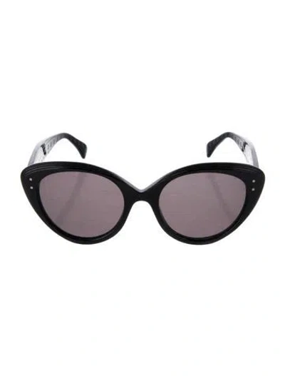 Pre-owned Alaïa Cat-eye Tinted Sunglasses In Black