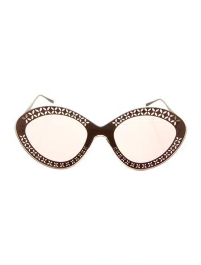 Pre-owned Alaïa Cat-eye Tinted Sunglasses W/ Tags In Pink