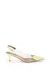 Alaïa Pointed-toe Slingback Pumps In White
