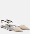 Alaïa Alaia Flat Slingback Le Coeur Lat. Beig In Brown