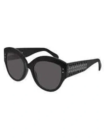 Alaïa Alaia Chic Cat-eye Novelty Sunglasses (53-21-145) In Black