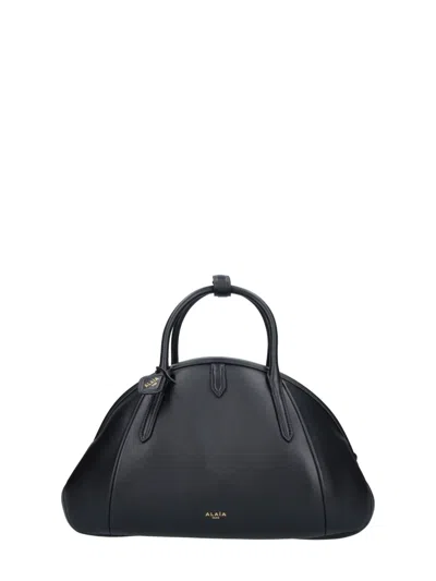 Alaïa Alaia Chic Handbag With Arch Closure In Purple