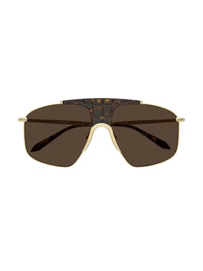 Alaïa Chic Sunglasses With 140mm Temple Size In Gold