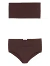 Alaïa Alaia Chocolate Underwear Set