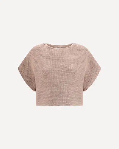 Alaïa Alaia Chunky Knit Sweater In Pink