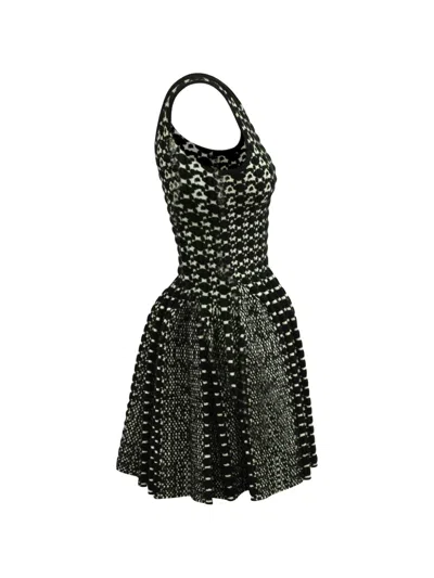 Pre-owned Alaïa Chunky-knit Sleeveless Dress In Black