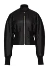 Alaïa Cinched Bomber In Black