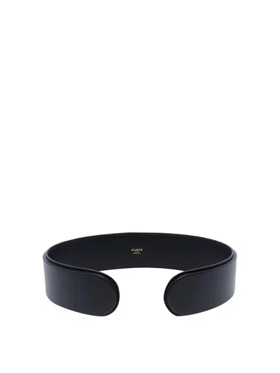 ALAÏA FLEX LEATHER BELT