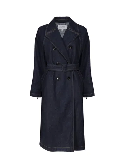 ALAÏA CLASSIC COAT IN COTTON DENIM