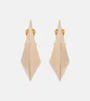 Alaïa Hook And Loop Earrings In Pink
