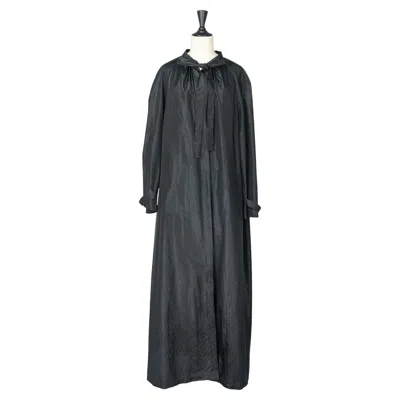 Pre-owned Alaïa Coat By Azzedine  Circa 1985 In Black
