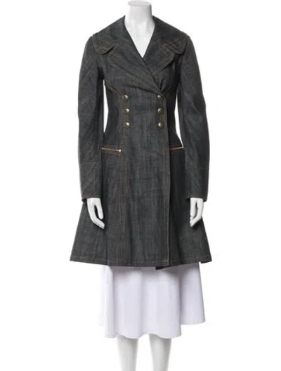 Pre-owned Alaïa Coat In Gray