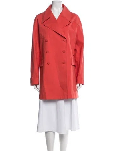 Pre-owned Alaïa Coat In Red