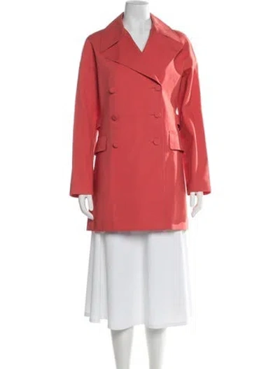Pre-owned Alaïa Coat In Red