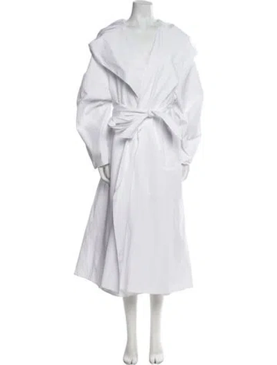 Pre-owned Alaïa Coat W/ Tags In White