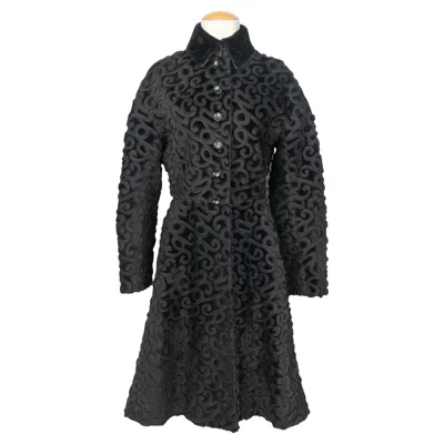 Pre-owned Alaïa Coat Winter 2021 In Black
