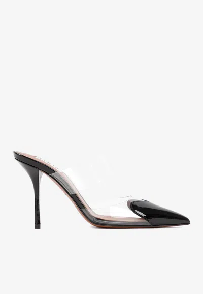 Alaïa Coeur 90 Mules In Black