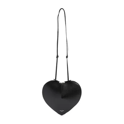 Alaïa Coeur Leather Bag Women In Black
