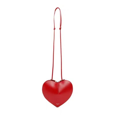 Alaïa Coeur Leather Bag Women In Red
