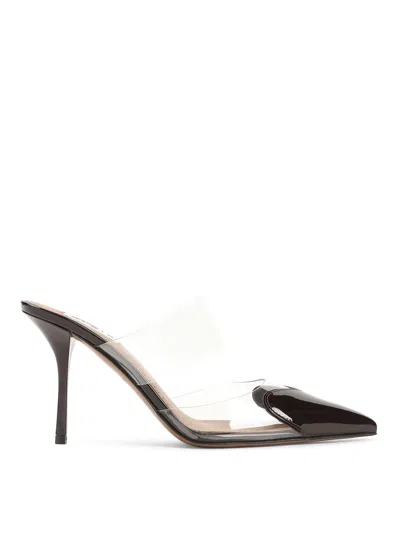 Alaïa Coeur Mules In Transparent