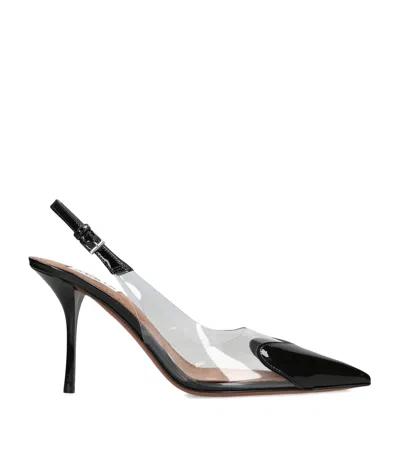 Alaïa Coeur Slingback Pumps 90 In Black