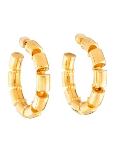 Pre-owned Alaïa Coil Hoop Earrings In Multicolor
