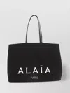 ALAÏA COMPACT STRUCTURED TOTE HANDLES