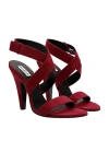 Alaïa Cone Sandal In Red