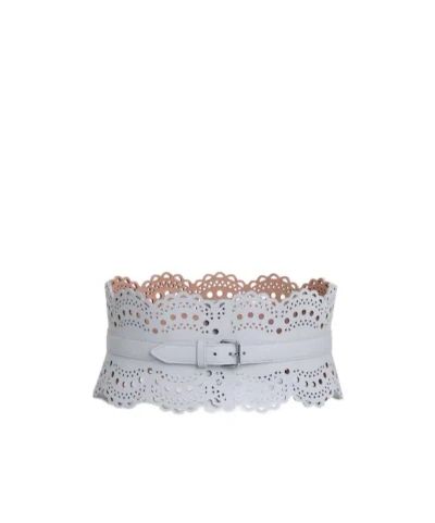 Alaïa Corset Belt In Green
