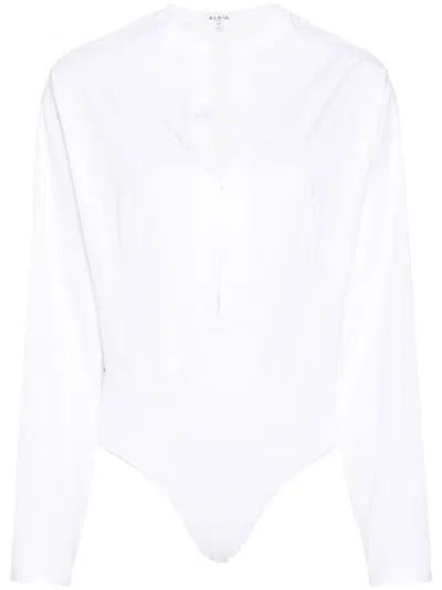 Alaïa Alaia Cotton Bodysuit Shirt